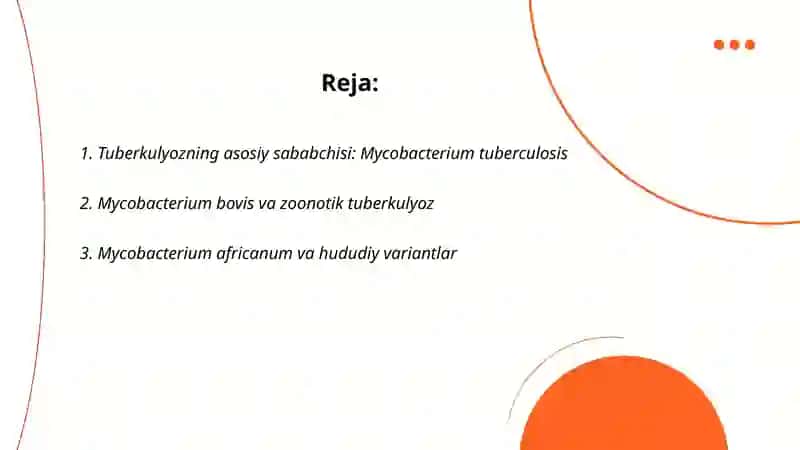 Tuberkulyoz etiologiyasi 2