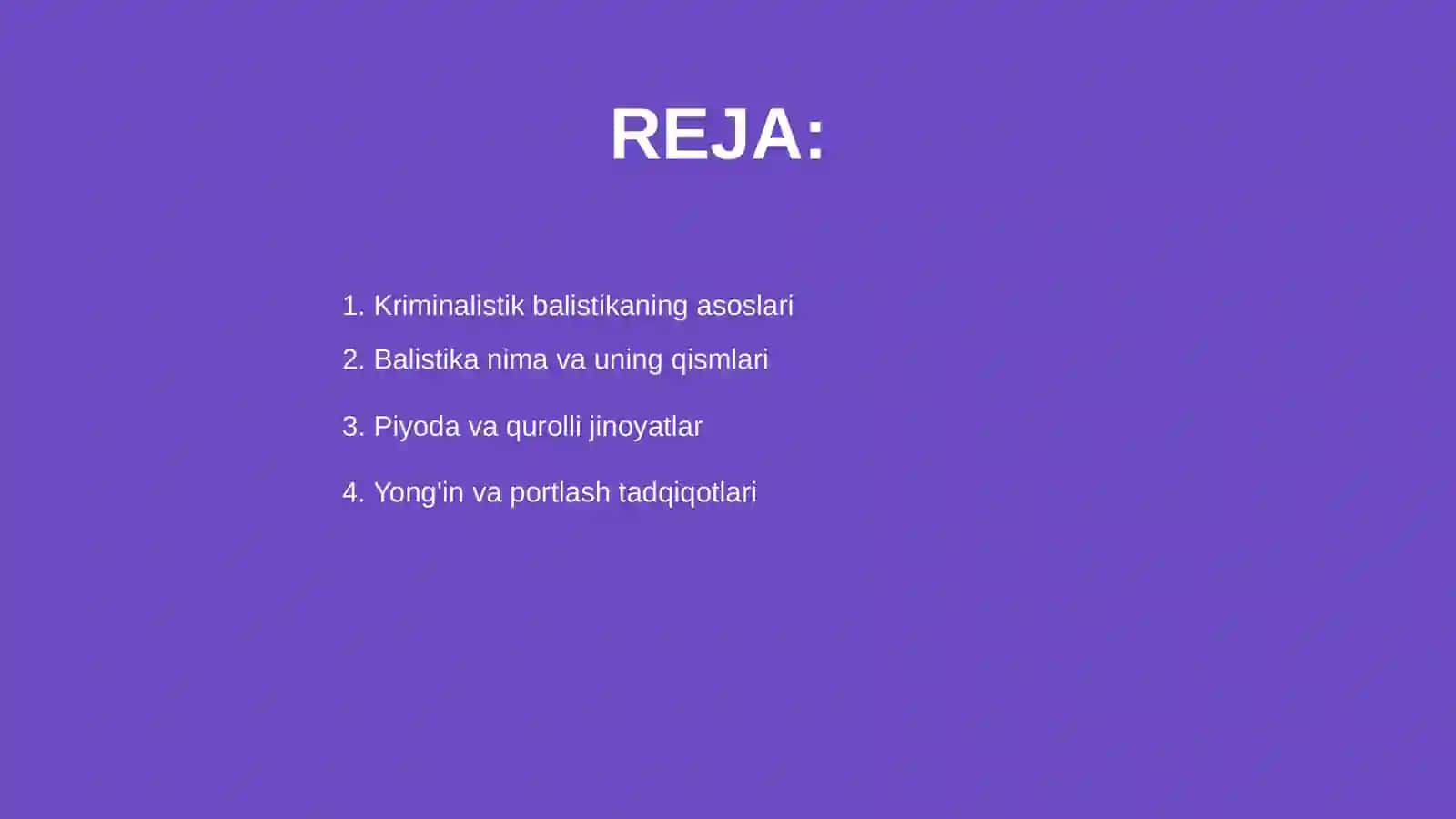 Kriminalistik balistika 2