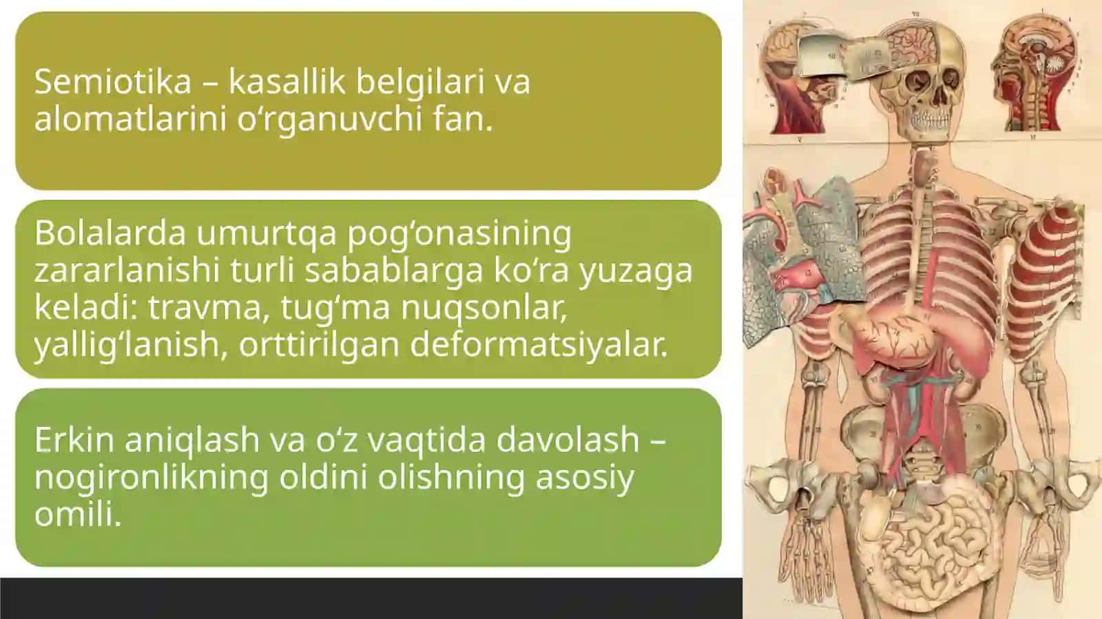 Bolalar umurtqasi zararlanishi semiotikasi 2