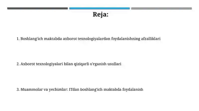 Boshlangʻich maktabda axborot texnologiyalaridan foydalanish 2
