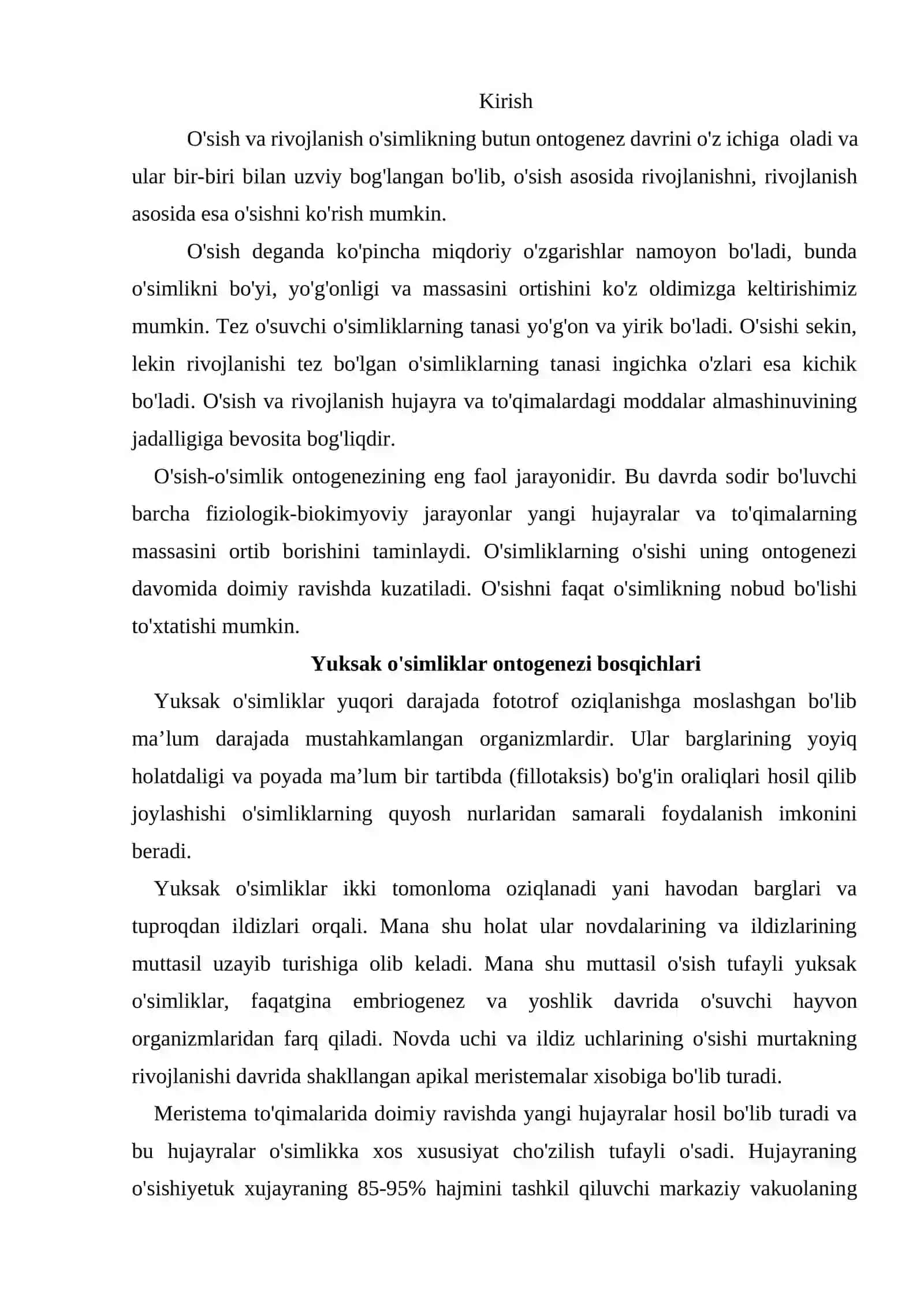 Ontogenez va uning bosqichlari 2
