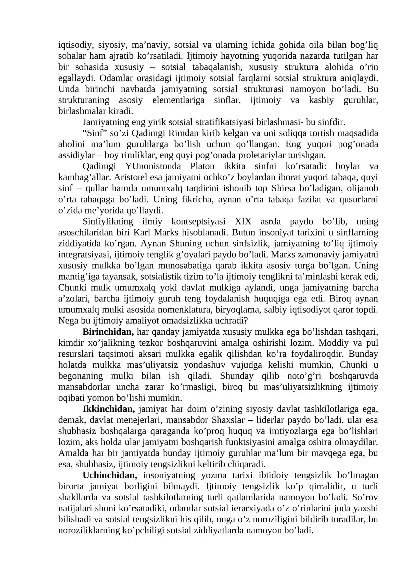 SOTSIAL STRATIFIKATSIYA 2