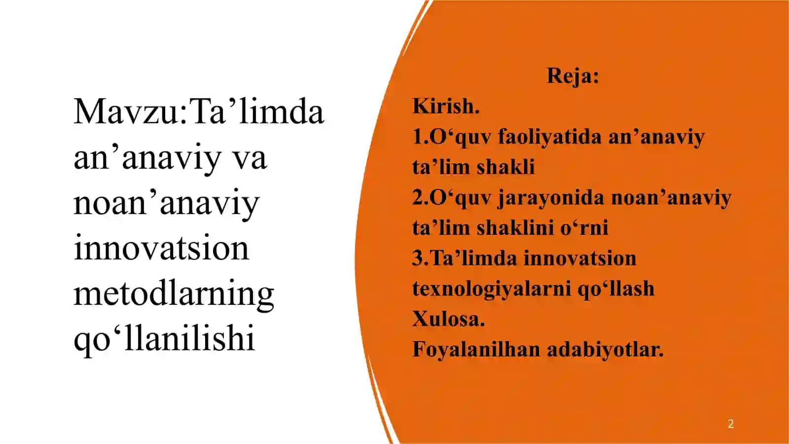 Umumiy pedagogika va psixologiya 2