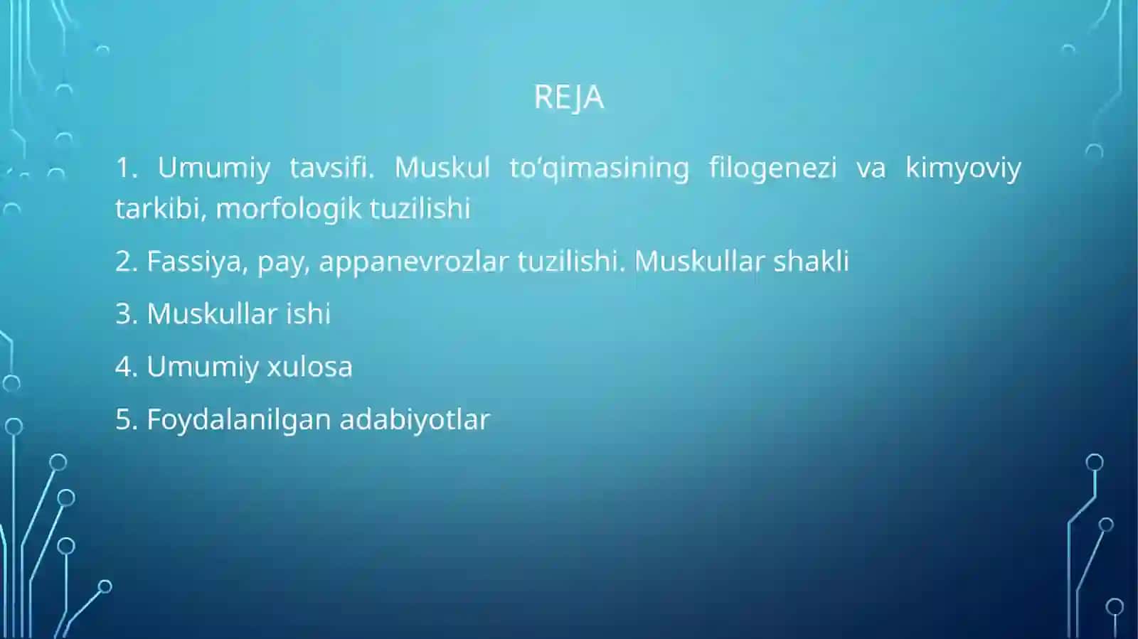 Muskullar ( miologiya) 2