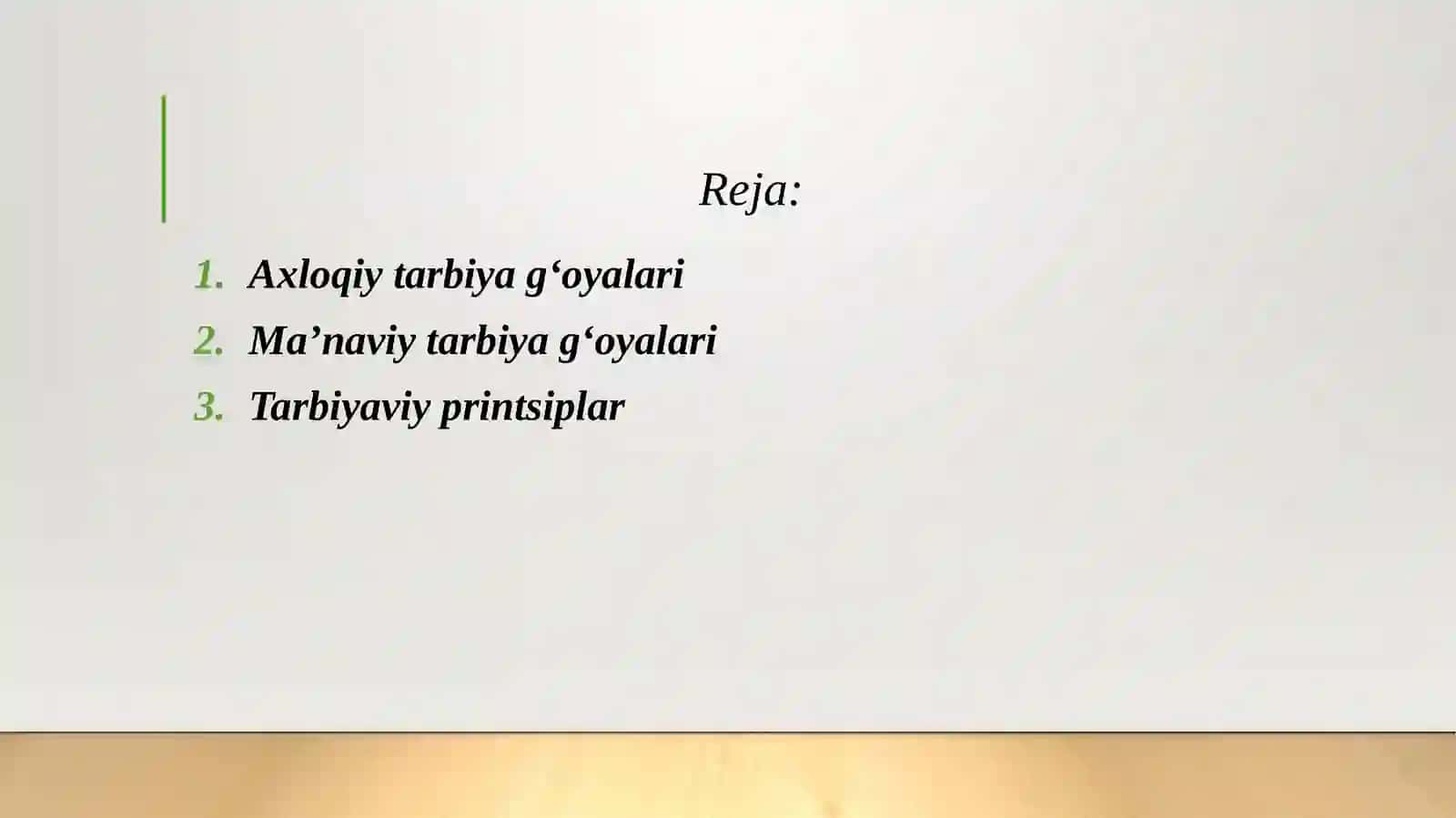 Ahmad Yassaviy ta’limotida axloqiy va ma’naviy tarbiya g‘oyalari. 2