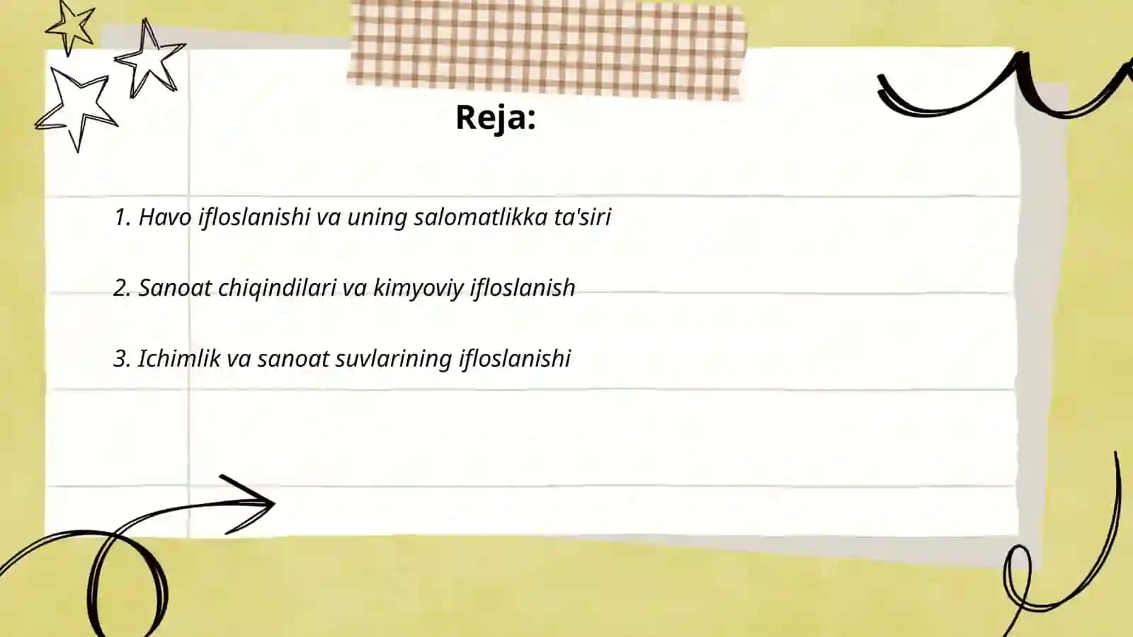 Mening hududimda ekalogik muamo 2