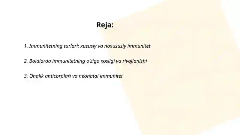 Immunitetning turlari 2