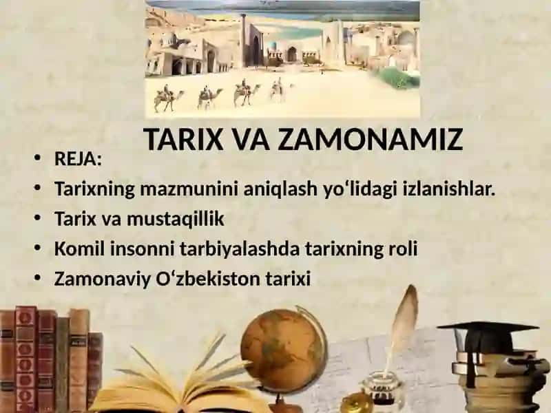TARIX DARSLARINING ZAMONAVIYLIGI 2