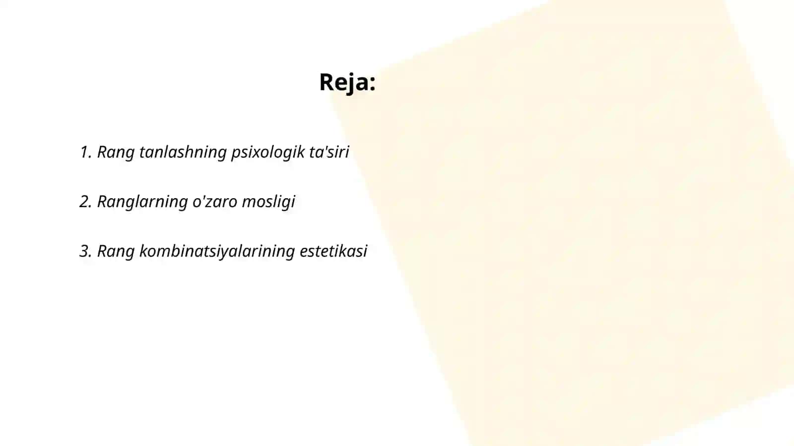 Kartalarni jihozlashda rang asosiy vosita 2
