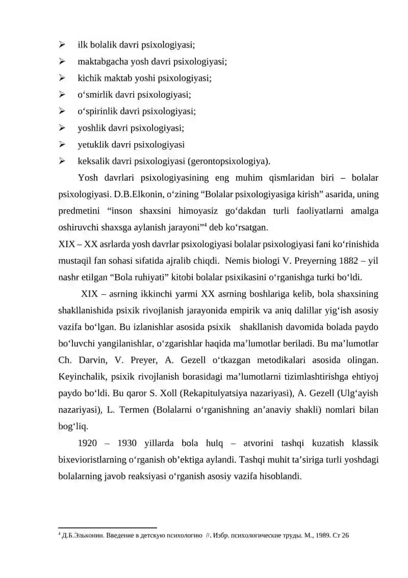 Rivojlanish Psixologiyasi 2