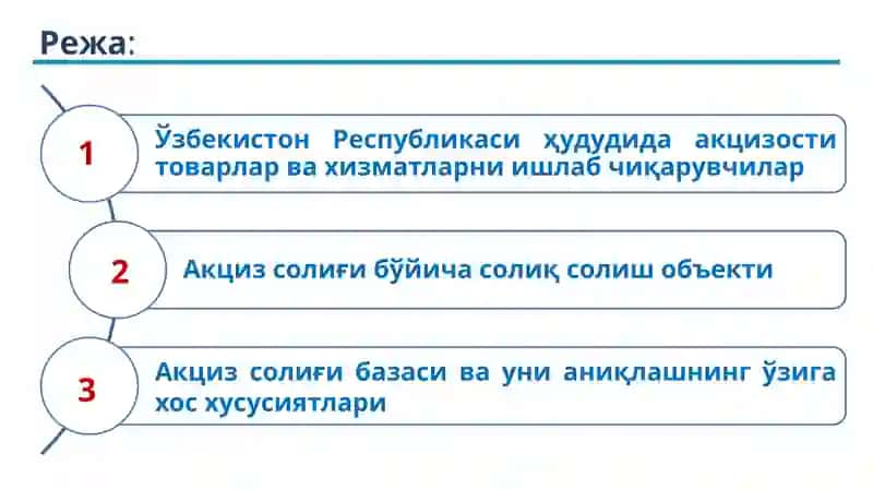 Акциз солиғини ҳисоблаб чиқариш тартиби 2