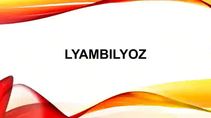 LYAMBILOZ, TOKSOPLAZMOZ, ASKARIDOZ 2