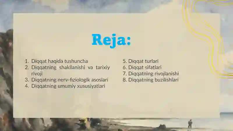 Diqqatning psixologik jihatlari 2