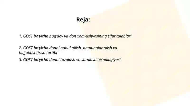 Un ishlab chiqarish texnalogiyasi gost standart boyicha 2
