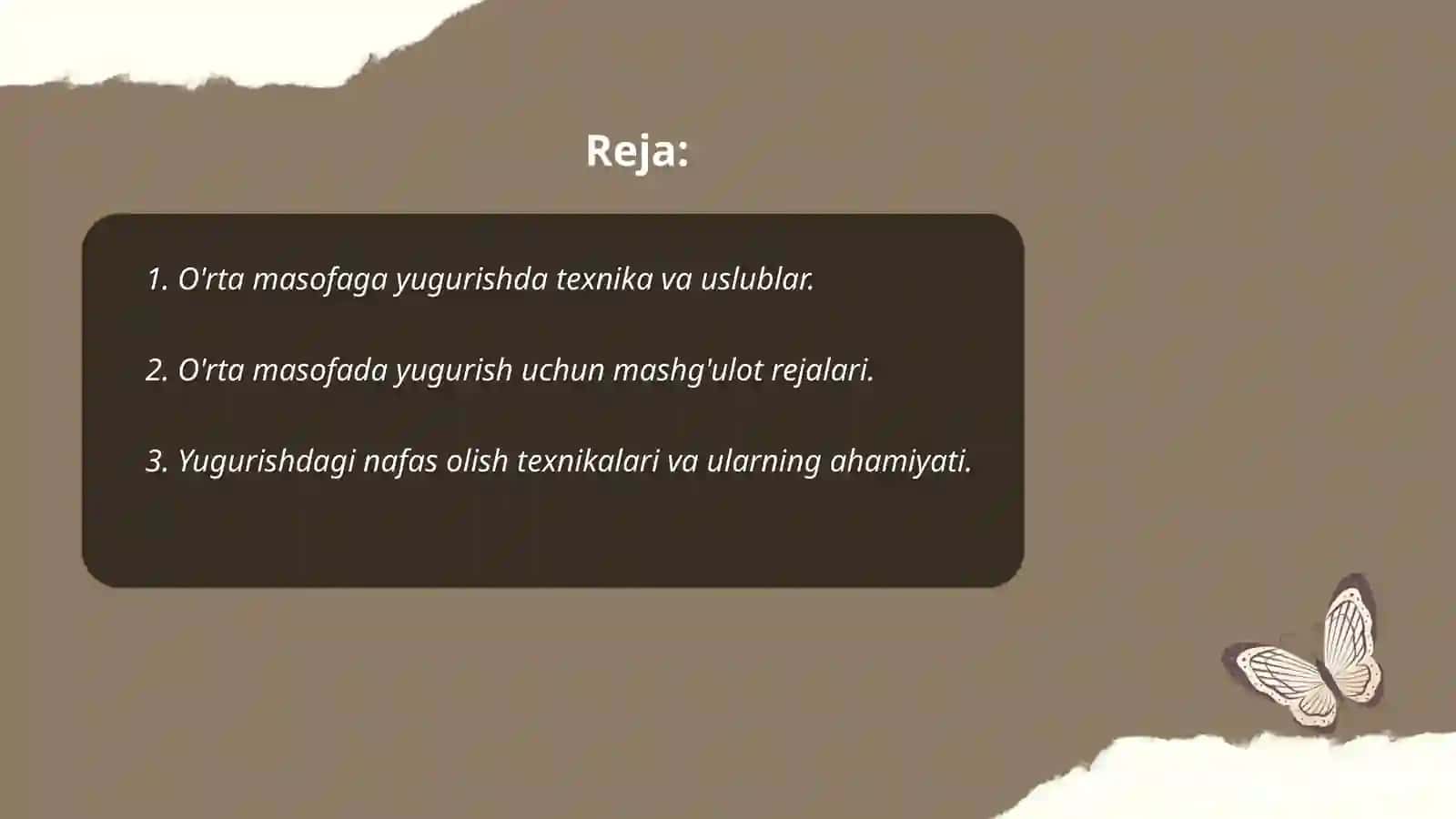 O'rta masofaga yugurish (500-1000) 2