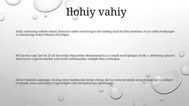 Qur'Oni Karimning Nozil Bo'Lish Tarixi 2