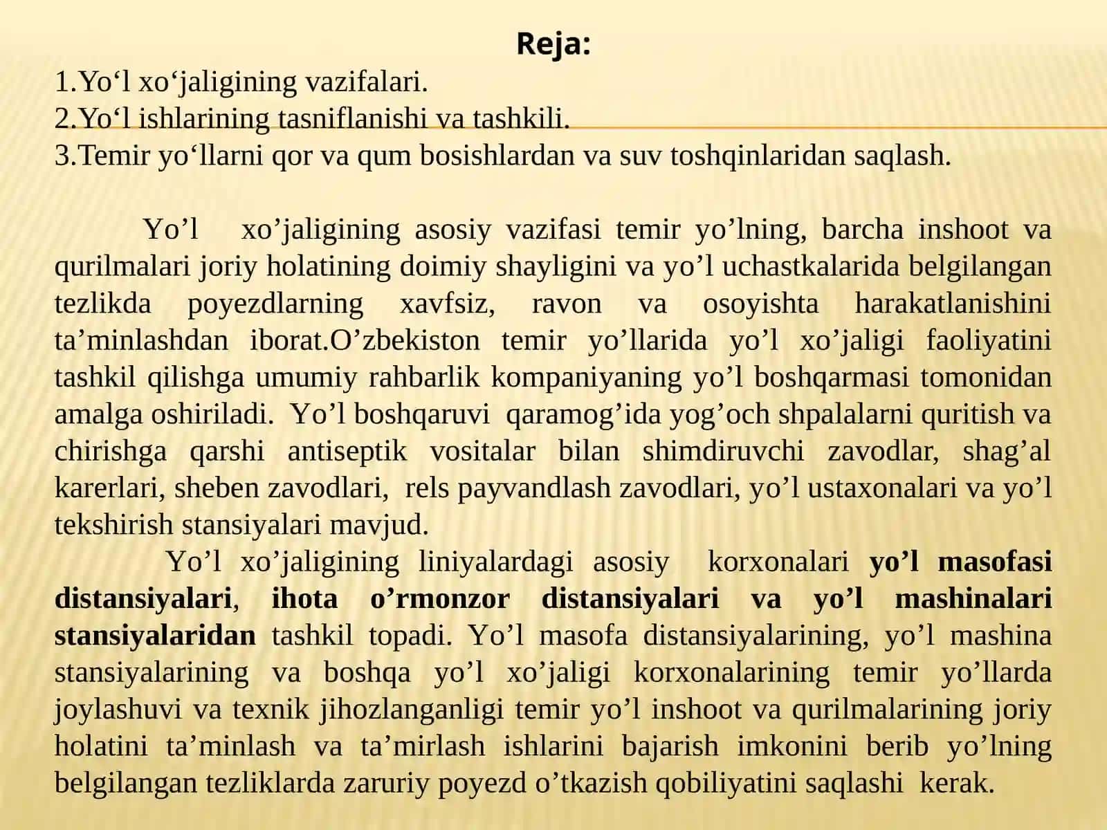 Temir Yo'l Umumiy Kursi 2