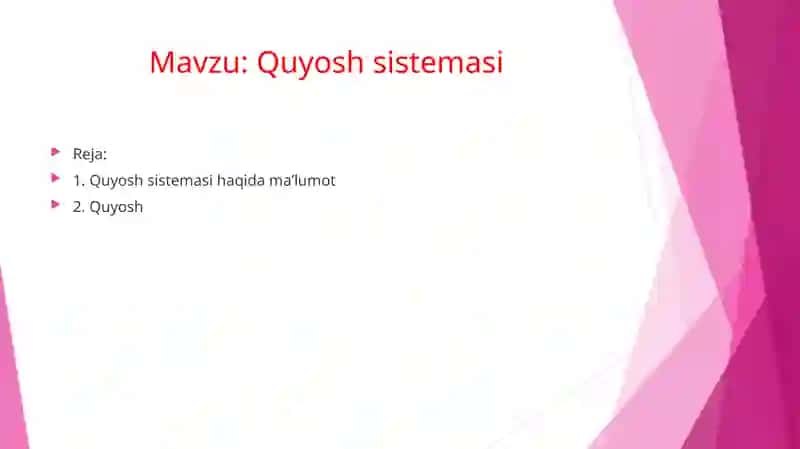 Quyosh sistemasi 2