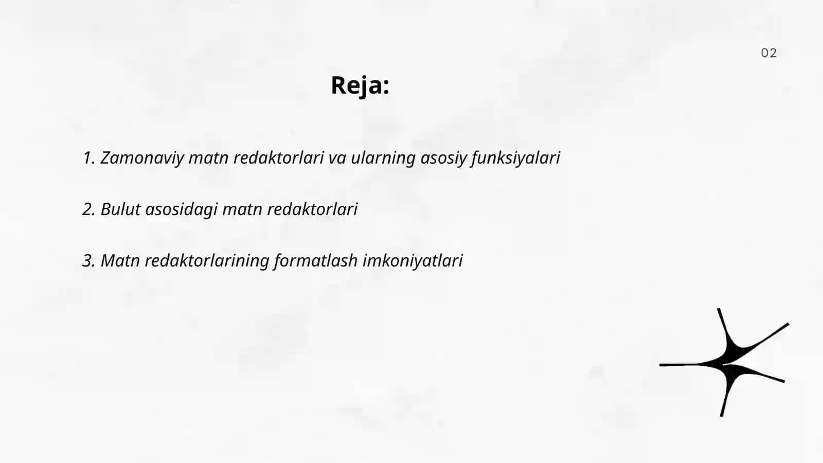 Zamonaviy matn redaktorlari 2