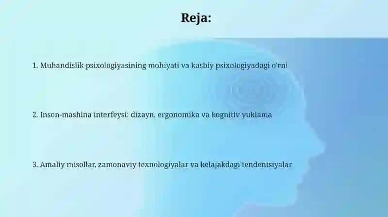 Muhandislik psixologiyasi 2