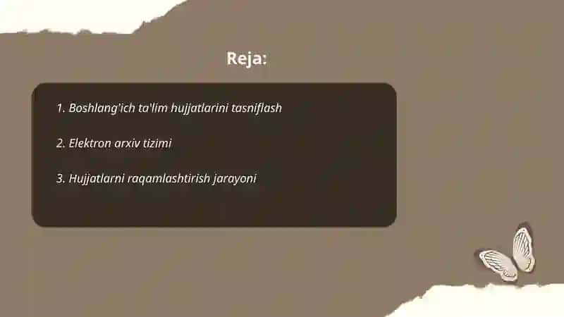 Boshlang'ich ta'lim hujjatlari 2