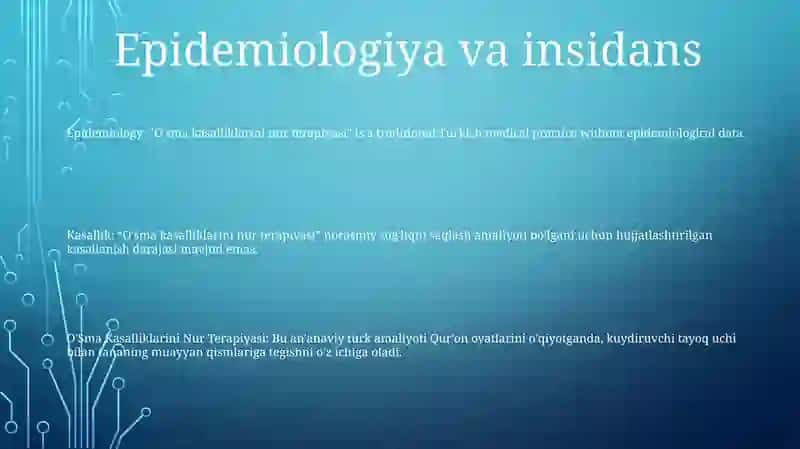 O‘Sma Kasalliklarini Nur Terapiyasi 2