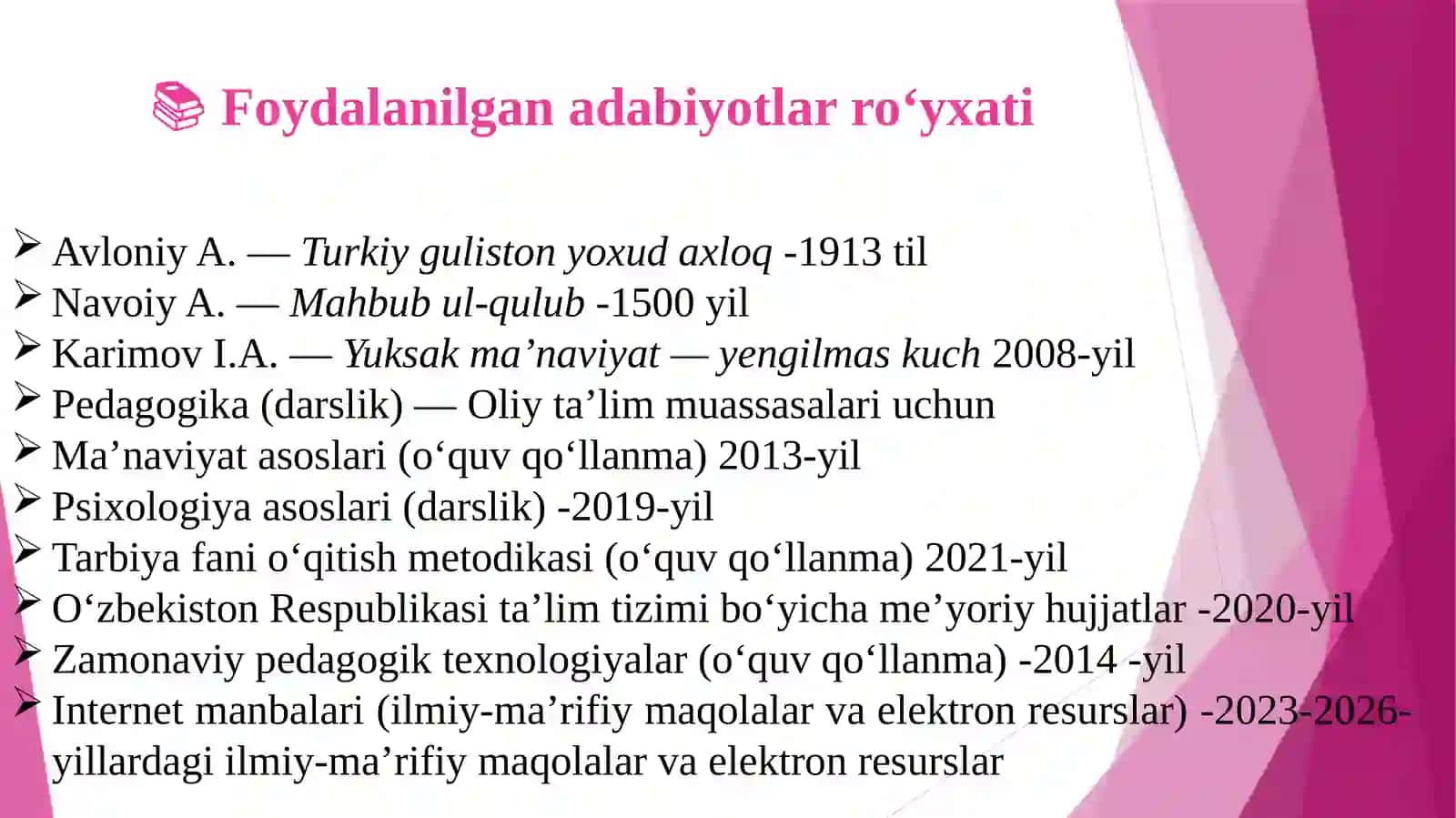 Muhabbat eng oliy tuyg'u. 2