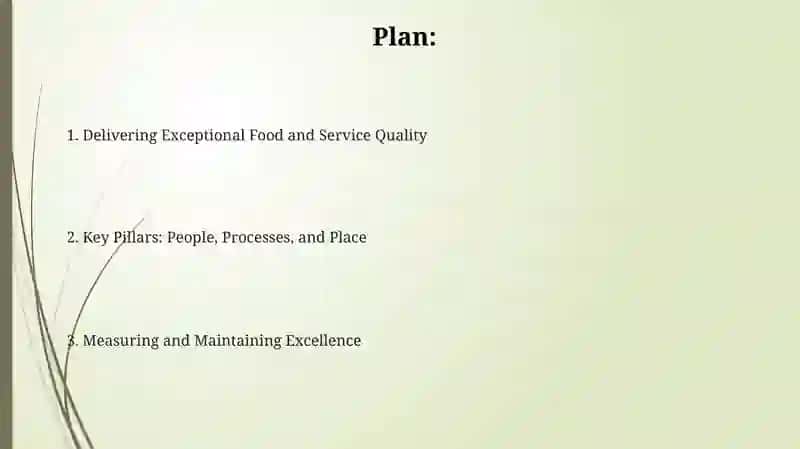 Delivering Exceptional Food and Service Quality 2