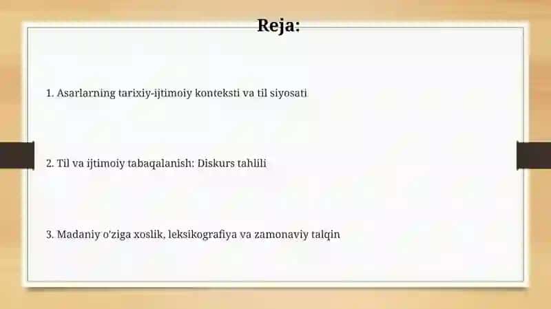 Qutadg'ubilig va Devonulug‘otitturk asarlaribo'yichasotsiolingvistiktahlillar 2