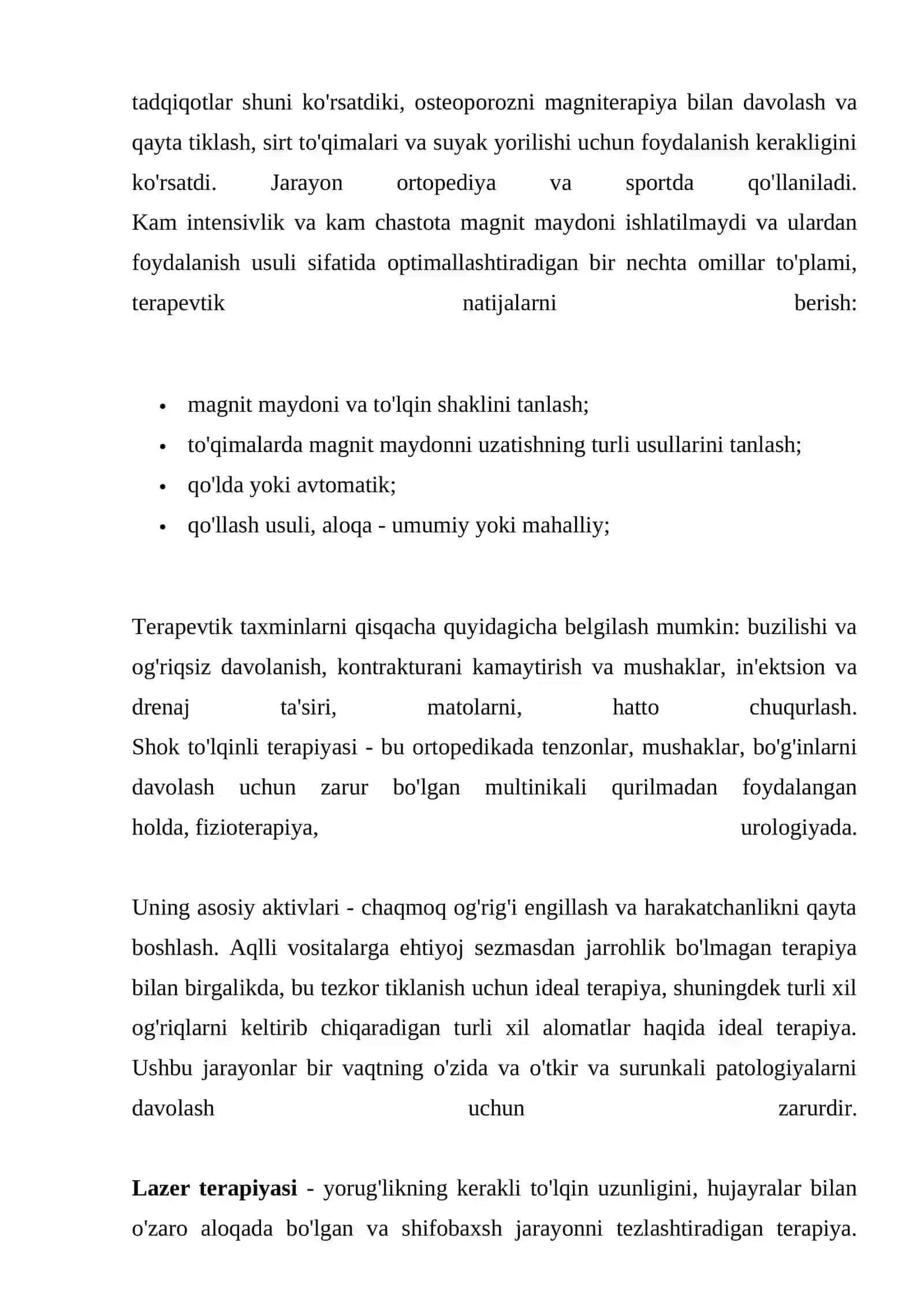 Oddiy fizioterapevtik muolajalar 2