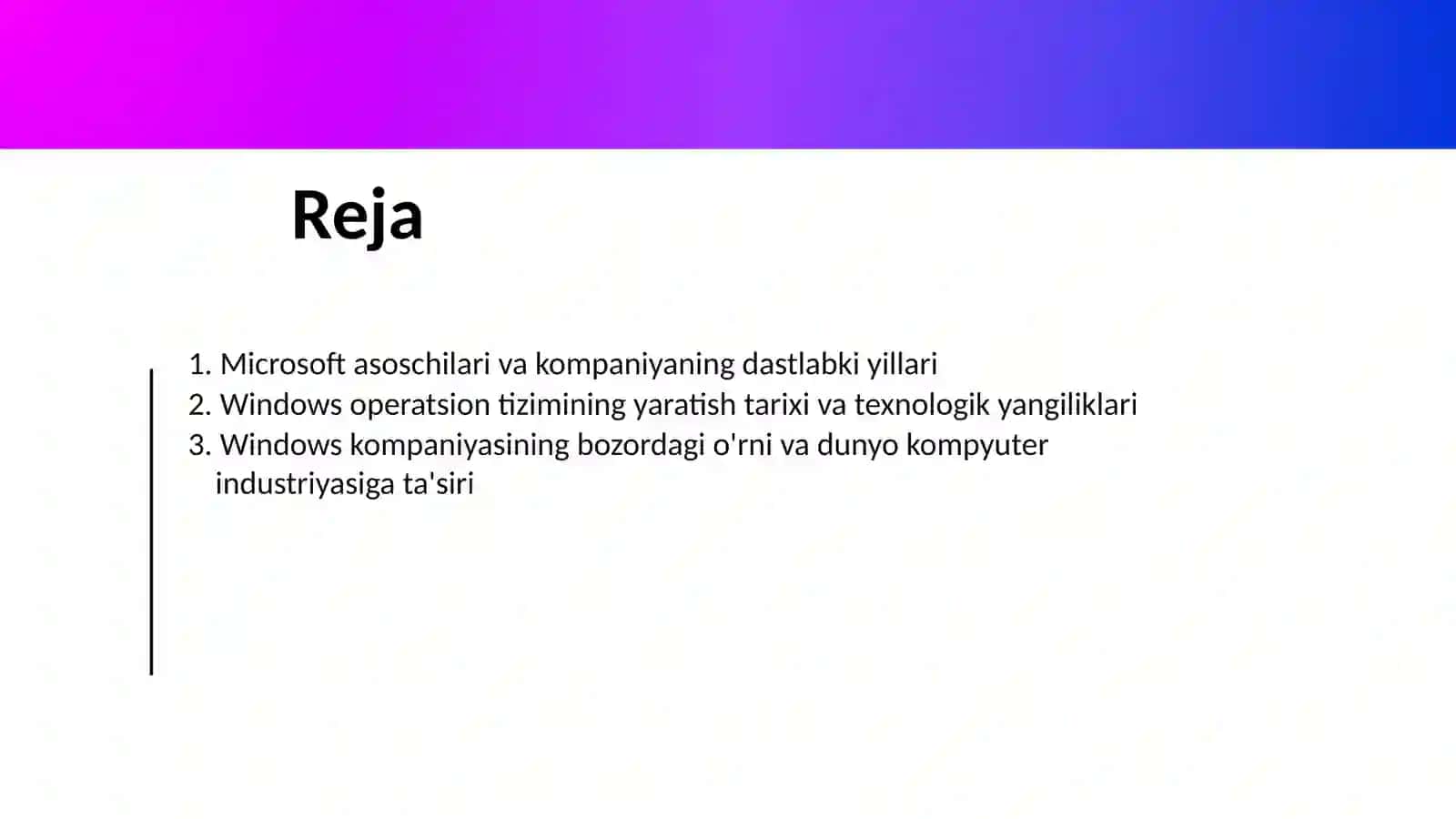 Windows kompaniyasi paydo bõlishi 2