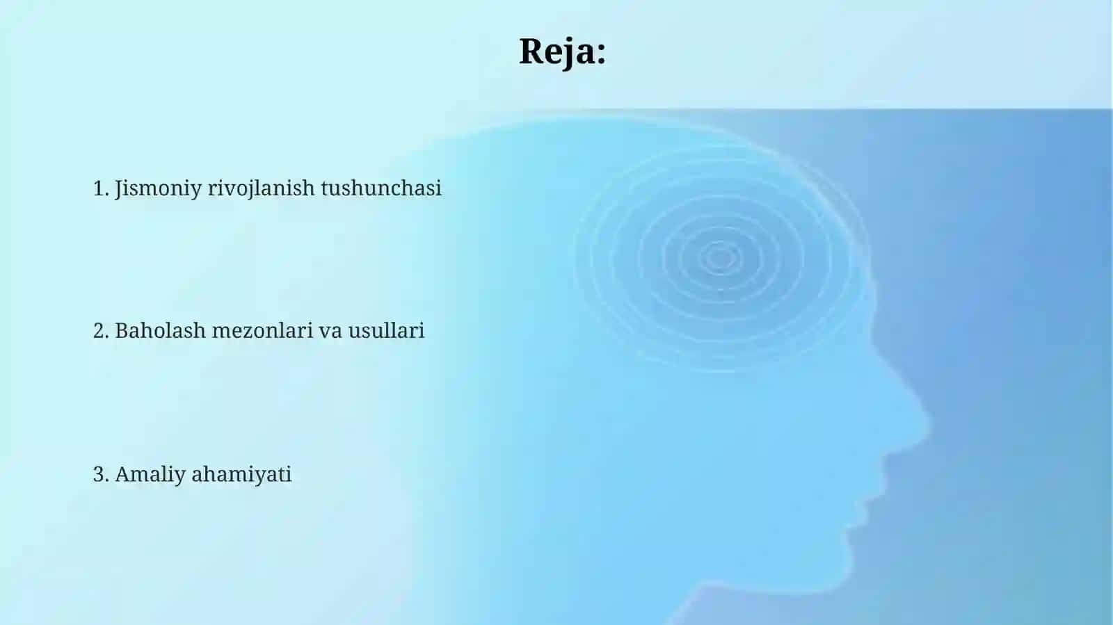 Jismoniy rivojlanish tushunchasi 2