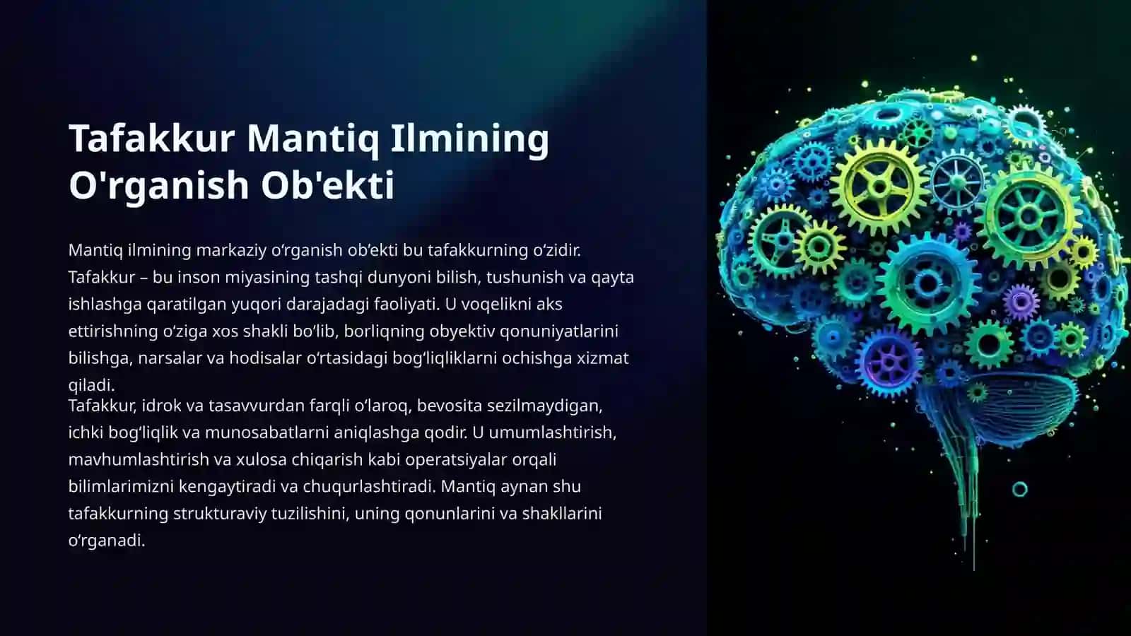 Mantiq Ilmining Predmeti va Ahamiyati 2