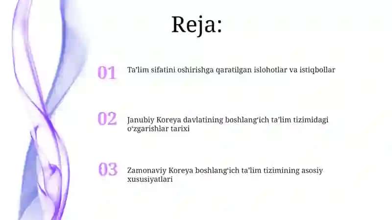 Zamonaviy Koreya boshlangʻich taʼlim tizimining asosiy xususiyatlari 2