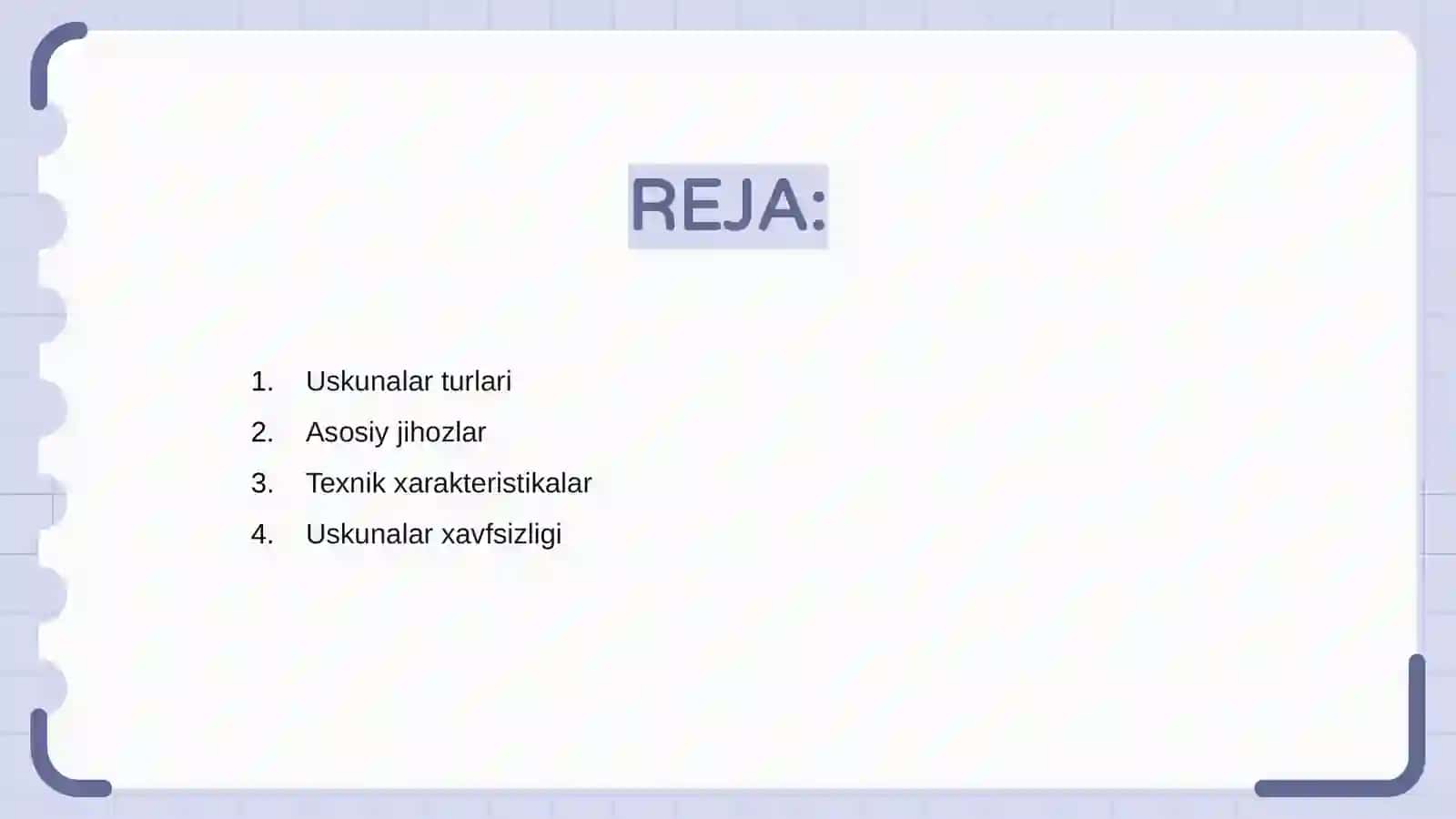Uskunalar turlari 2