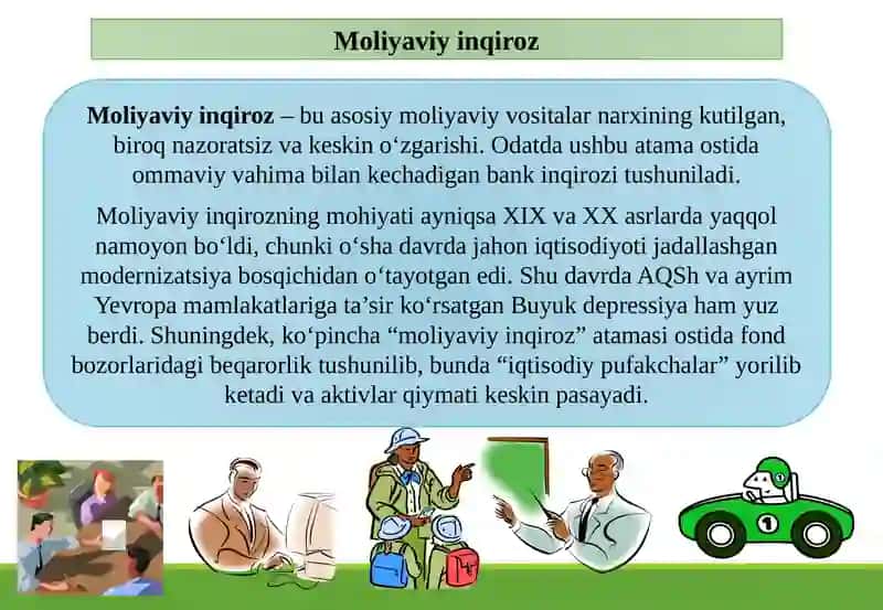 MOLIYAVIY INQIROZLAR VA ULARNING SABABLARI 2