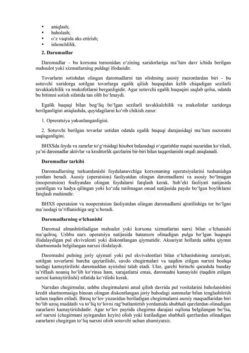 Moliyaviy natijalar 2