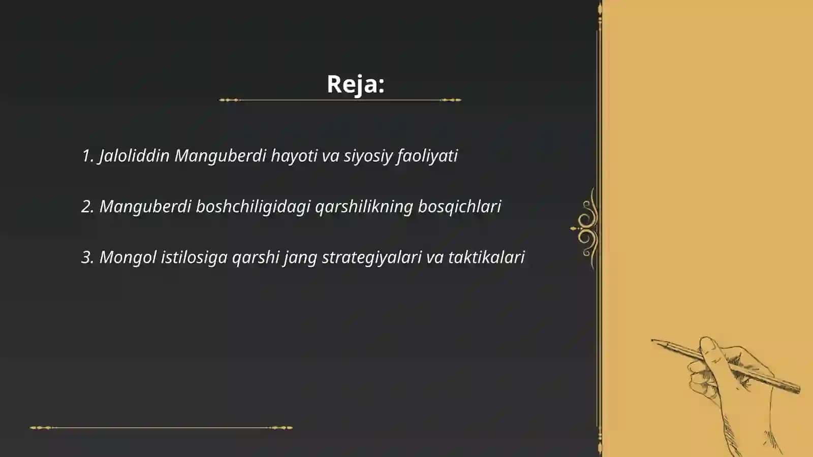 Jaloliddin Manguberdi - Vatan himoyachisi 2