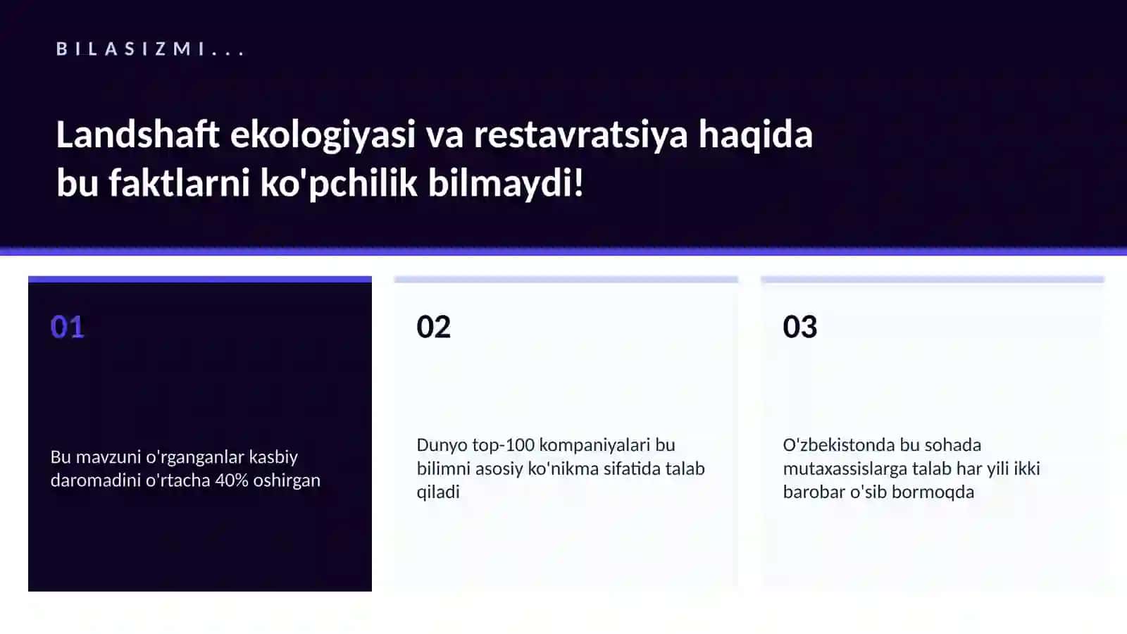 Landshaft ekologiyasi va restavratsiya 2