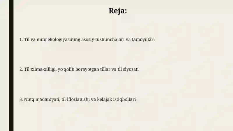 Til va nutq ekologiyasi 2