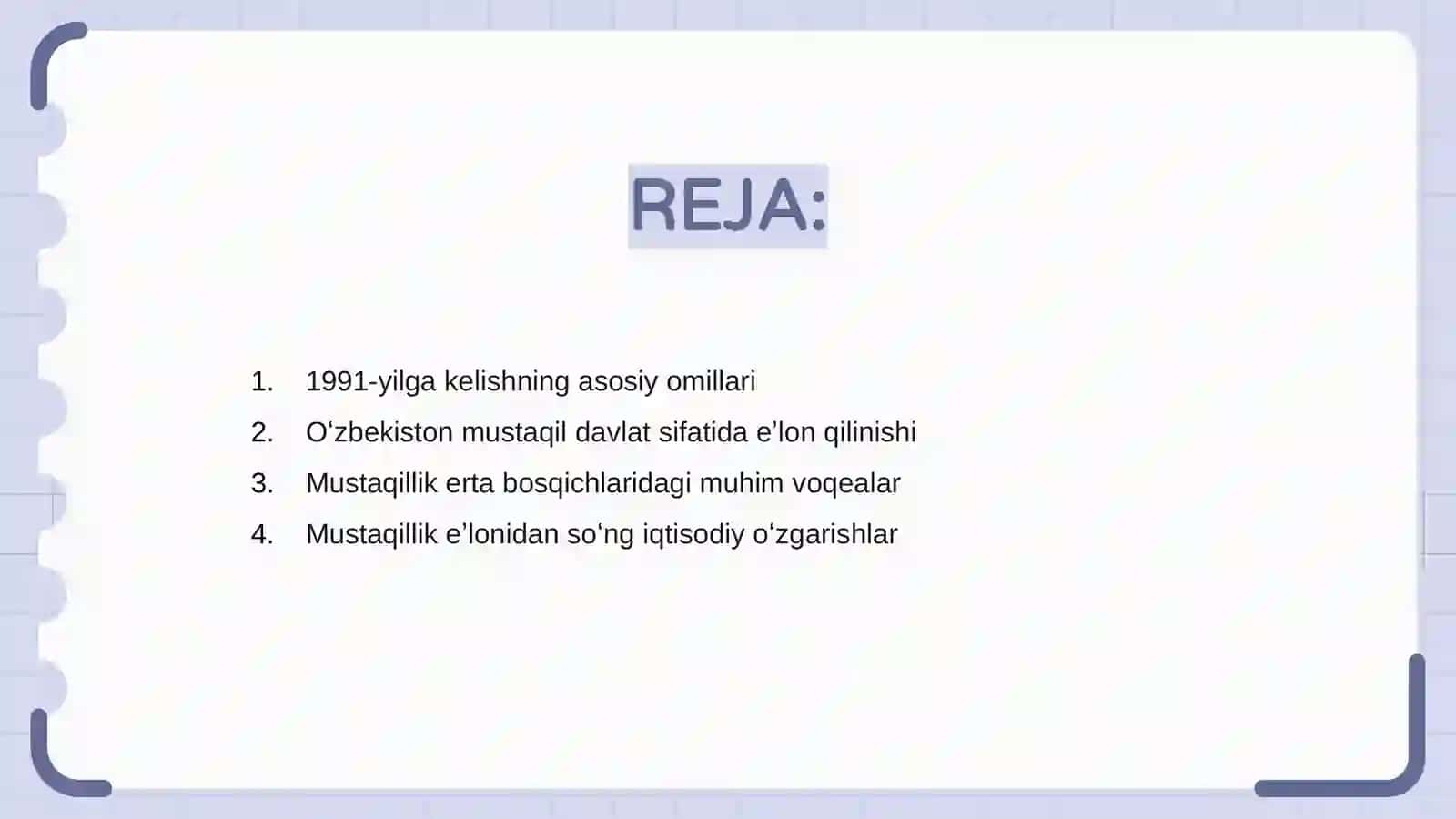 1991-yil – Oʻzbekiston mustaqilligiga eltgan tarixiy jarayonlar 2