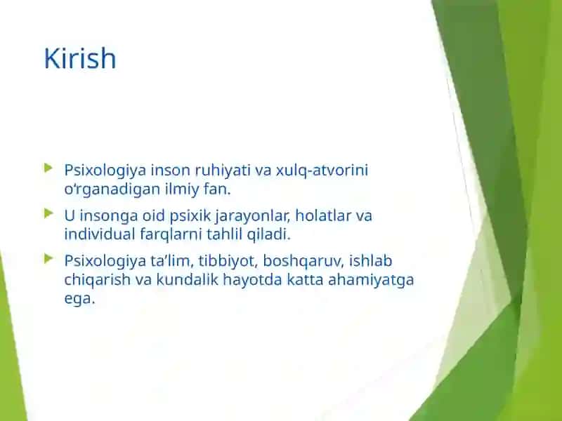 Psixologiya fanining predmeti 2