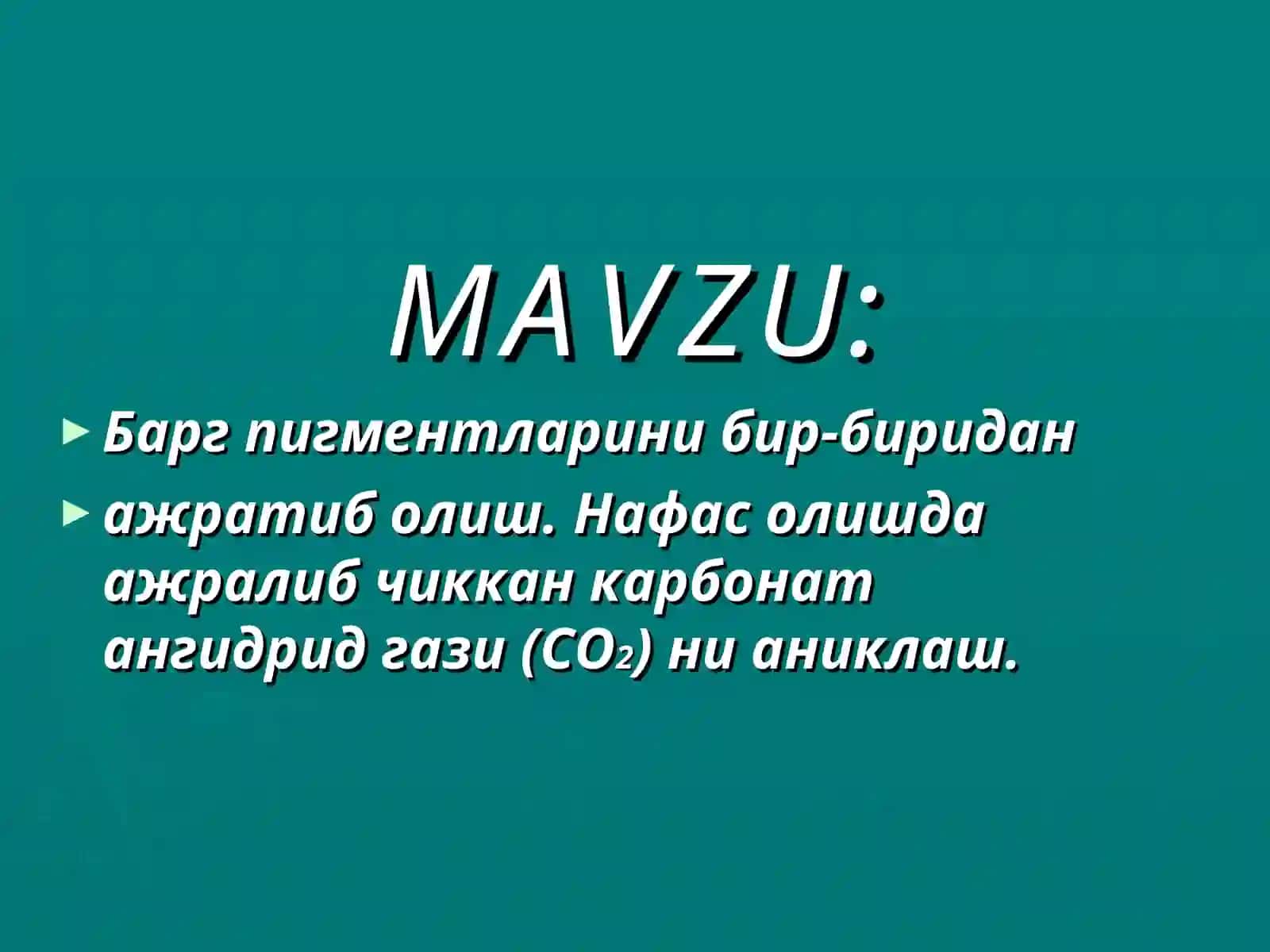 LABORATORIYA MASHG`ULOTI 2