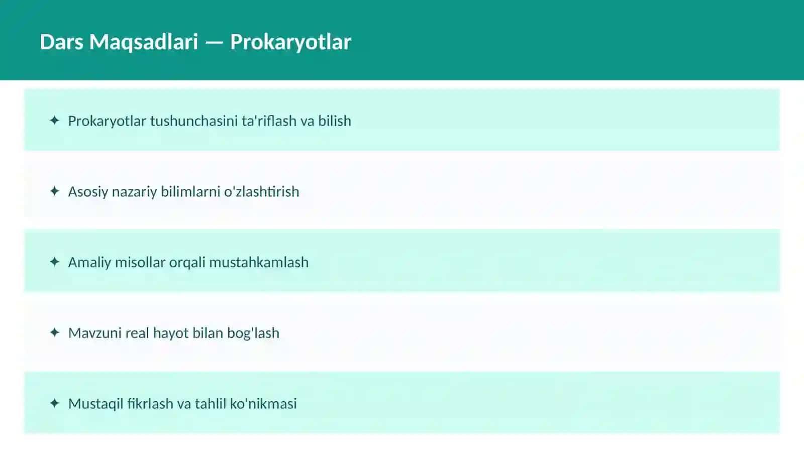 Hujayra tuzilishi 2