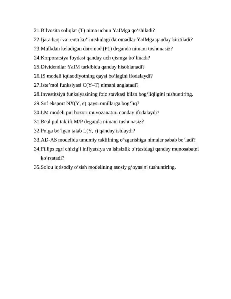 Milliy iqtisodiyot 2