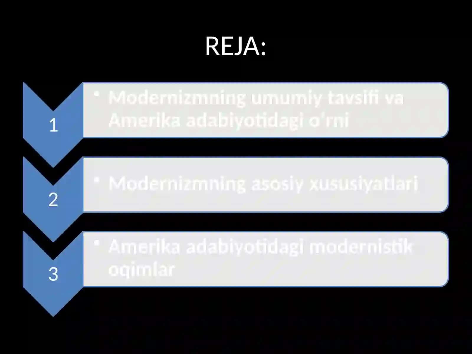 XX asr Amerika adabiyotida modernistik oqimlar 2