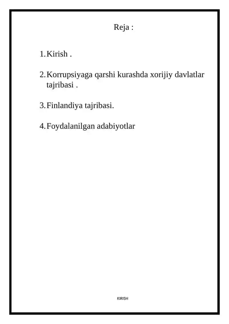 Korrupsiyaga qarshi kurash borasida xorijiy tajriba 2