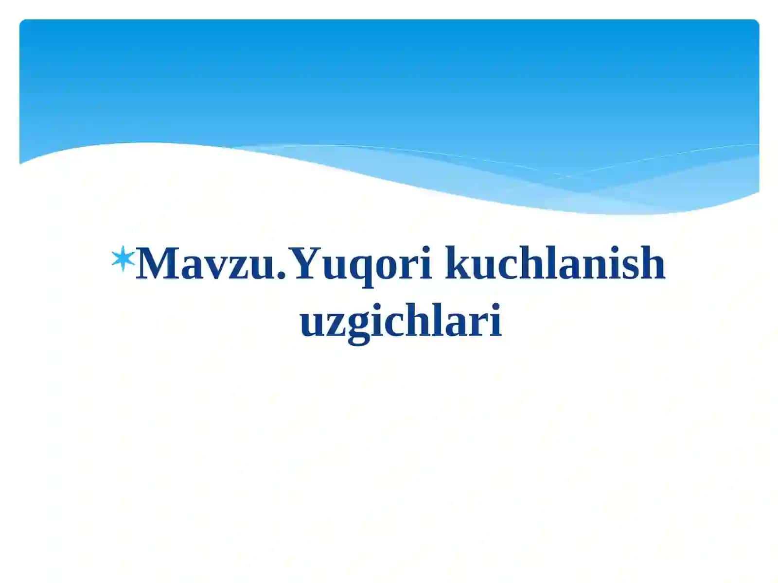 Yuqori kuchlanish uzgichlari 2