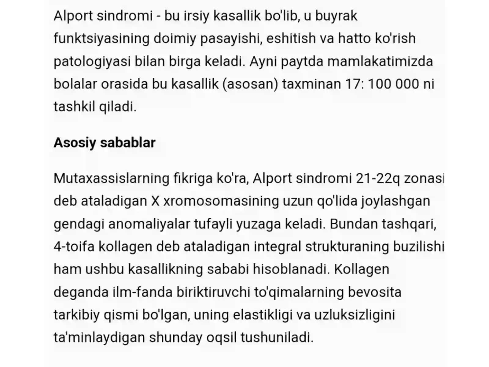 ALPORT SINDROMI 2