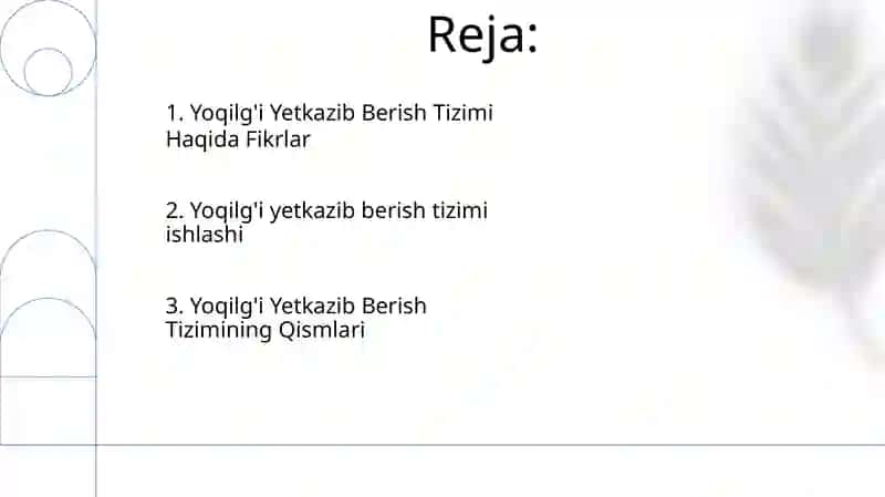 Yoqilg'i Yetkazib Berish Tizimi 2